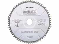 Metabo Kreissägeblatt Aluminium Cut Professional, 216 x 30mm, 58 Zähne, für