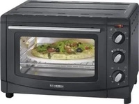 Severin Minibackofen TO 2068, 1500 Watt, mit Drehspie&szlig; & Pizzastein, 20 Liter