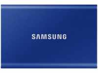 Samsung Festplatte Portable SSD T7, 1,8 Zoll, extern, USB 3.1, blau, 500GB SSD