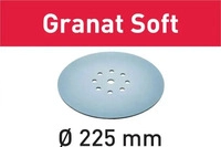 Festool Schleifpapier Granat Soft D225 P180 GR SOFT/25, K&ouml;rnung 180, 225 mm &Oslash;, 25
