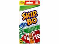 Mattel Kartenspiel 52370, Skip-Bo, ab 7 Jahre, 2-6 Spieler