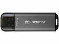 Transcend USB-Stick JetFlash 920, 256 GB, bis 420 MB/s, Metallgehäuse, USB 3.1, grau