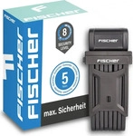 Fischer-MTS Fahrradschloss XL 50385, Faltschloss, L&auml;nge 110cm, Sicherheitslevel 8