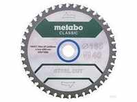 Metabo Kreissägeblatt Steel Cut Classic 628273000, 165 x 20mm, 40 Zähne, für