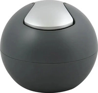 Spirella M&uuml;lleimer Bowl, 10.20375, grau matt, Tischabfalleimer aus Kunststoff, 1