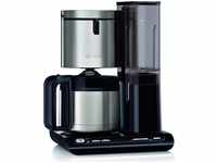 Bosch Kaffeemaschine Styline, TKA8A683, 12 Tassen, 1,1 Liter, schwarz, mit