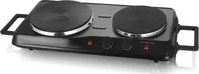 Emerio Kochplatte HP-114482.7, Doppelkochplatte, schwarz, 2500 Watt