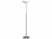 Unilux Stehlampe Zelux LED Deckenfluter 40W, dimmbar, silber, 4000 lm, Höhe...