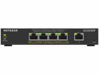 Netgear Switch SOHO Plus GS305EP-100PES, 5-port, 1 Gbit/s, 4x PoE+, managed