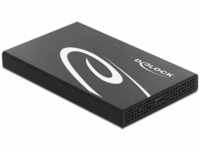 DeLock Festplattengehäuse 42611, schwarz, 2,5 Zoll, SATA, extern, USB 3.1