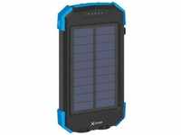 XLayer Powerbank 217168 Plus Solar, 10000mAh, externer Akku, 2x USB-A Ausgang, Solar,