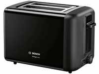 Bosch Toaster DesignLine TAT3P423DE, 2 Scheiben, 970 Watt, schwarz