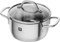 Zwilling Kochtopf Pico Bratentopf, 1 Liter, induktionsgeeignet, aus Edelstahl, 14 x