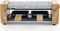 H.Koenig Raclette-Grill WOD2, f&uuml;r 2 Personen, 350 Watt, mit Natursteinplatte