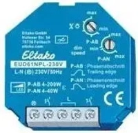 Eltako Dimmer EUD61NPL-230V, Unterputz, f&uuml;r LED-, Halogen- und Gl&uuml;hlampen,