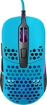 CHERRY Maus XTRFY M42, M42-RGB-BLUE, 6 Tasten, 16000 dpi, mit Kabel, blau