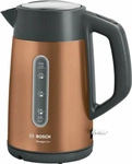 Bosch Wasserkocher DesignLine TWK4P439, kupfer, 1,7 Liter, 2400 Watt, mit