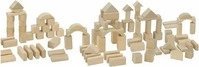 Eichhorn Bausteine 100010141, ab 1 Jahr, Natur Holzbausteine, 100 St&uuml;ck