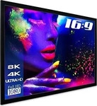 ESMART Beamer-Leinwand Professional MIRALE GRAU, 200 Zoll, 443 x 249 cm, Format...