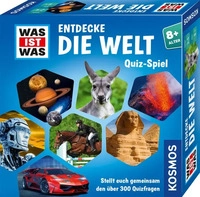 Kosmos Brettspiel WAS IST WAS - Entdecke die Welt, ab 8 Jahre, 1-4 Spieler