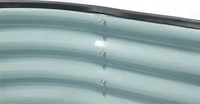Westmann Hochbeet Grow Faster Oval, aus Stahl, 160 x 80 x 82 cm, 1049 Liter,