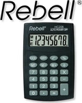 Rebell Taschenrechner HC208, 8-stelliges LC-Display, Batteriebetrieb