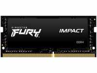 Kingston Arbeitsspeicher FURY Impact, DDR4-RAM, 3200 MHz, 260-pin, CL20, 32 GB