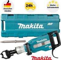 Makita Stemmhammer HM1512, 28,6mm Sechskant, 1850 W, mit Spitzmei&szlig;el und Koffer