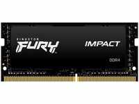Kingston Arbeitsspeicher FURY Impact, DDR4-RAM, 3200 MHz, 260-pin, CL20, 16 GB
