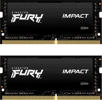 Kingston Arbeitsspeicher FURY Impact, KF432S20IBK2/64, 64 GB (2x 32 GB), SODIMM,