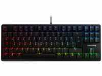CHERRY Tastatur G80-3000N RGB TKL, Silent Red, mit RGB-Beleuchtung und mechanischem