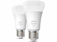 Philips LED-Lampe Hue White Bluetooth E27, warmweiß, 9,5W (75W), smart, ZigBee,