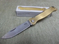 B&ouml;ker Taschenmesser Plus Atlas Brass, 1 Funktion, messingfarben, mit Feststellklinge