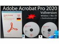 Adobe Office-Software Acrobat Pro 2020, Vollversion, PKC Box-Pack, 1 Lizenz, deutsch