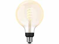 Philips LED-Lampe Hue Filament Bluetooth E27, warm- bis kaltweiß, 7W (40W), Globe,