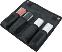 Heuer Schraubstockbacken Typ F, P, G, N, 120mm Set, aus Aluminium, inkl. Tasche, 8