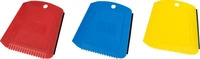 APA Eiskratzer 37160, Trapez, farbig sortiert, 12 x 8,5 cm, mit Abziehlippe
