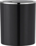 Wenko M&uuml;lleimer Inca, schwarz, Kosmetikeimer aus Kunststoff, 2 Liter