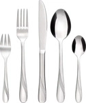 Gr&auml;we Besteck-Set Stralsund 034.330, Edelstahl 18/0, f&uuml;r 6 Personen, silber