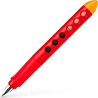 Faber-Castell F&uuml;ller Scribolino, Feder A, f&uuml;r Rechtsh&auml;nder, Kunststoffgeh&auml;use rot