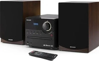 Sharp Kompaktanlage XL-B517D, UKW, DAB+, mit Bluetooth, USB, CD-Player, braun
