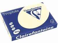 Clairefontaine Kopierpapier Trophée 1115RC, A3, 160g/qm, sandfarben, 250 Blatt