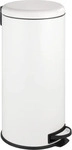 Wenko M&uuml;lleimer Leman, wei&szlig;, aus Edelstahl, 30 Liter