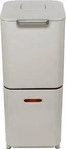 JosephJoseph M&uuml;lleimer Totem Compact 40 L, stein, aus Edelstahl, 2 x 20 Liter...