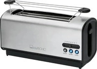 Clatronic Toaster TA 3687, mit 7 R&ouml;ststufen & Auftaufunktion, silber, 1200 Watt,