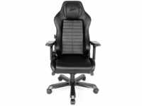 DXRACER Gaming-Stuhl MASTER Racer, DMC-I233S-N, schwarz, Kunstleder, Kopfstütze, bis