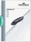 Durable Klemmhefter 2260-32 Swingclip, A4, f&uuml;r 30 Blatt, transparent, Clip