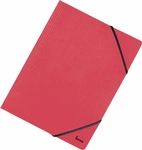 bene Eckspanner 110700RT Vario, A4, Karton, rot, 3 Einschlagklappen