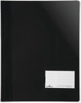 Durable Schnellhefter 2690-01, A4 &Uuml;berbreite, schwarz, aus PVC, Vorderdeckel