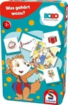Schmidt-Spiele Kartenspiel 51442 Was geh&ouml;rt wozu, ab 3 Jahre, Metalldose, 1-6